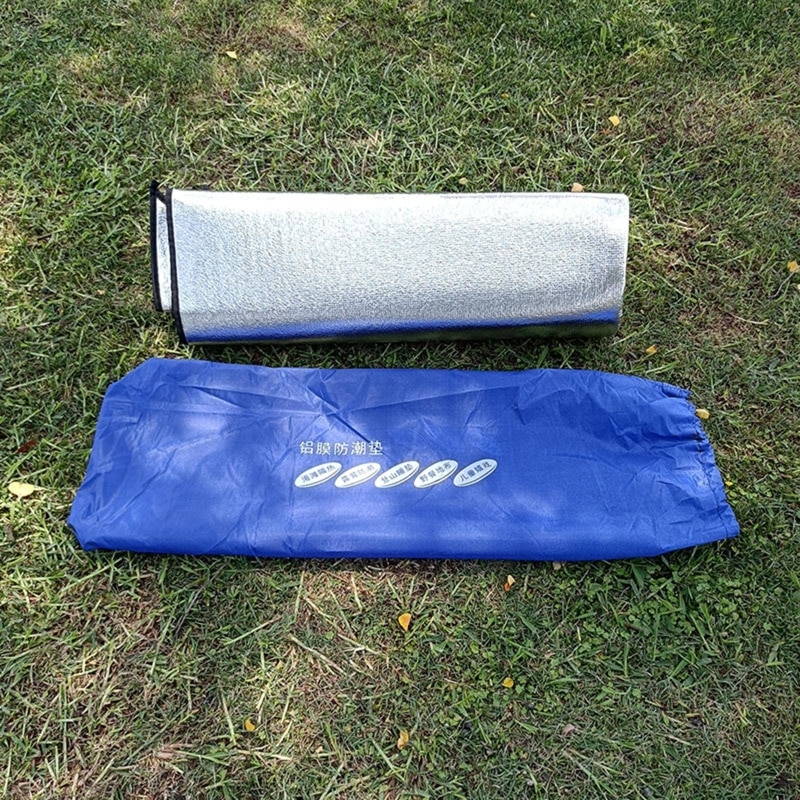 Cheap Goat Tents Hexagon Aluminum Film Mat Moisture Proof Waterproof Floor Mat Pad for Outdoor Lawn Camping Picnic Resistant Tearing Tent Heat In   